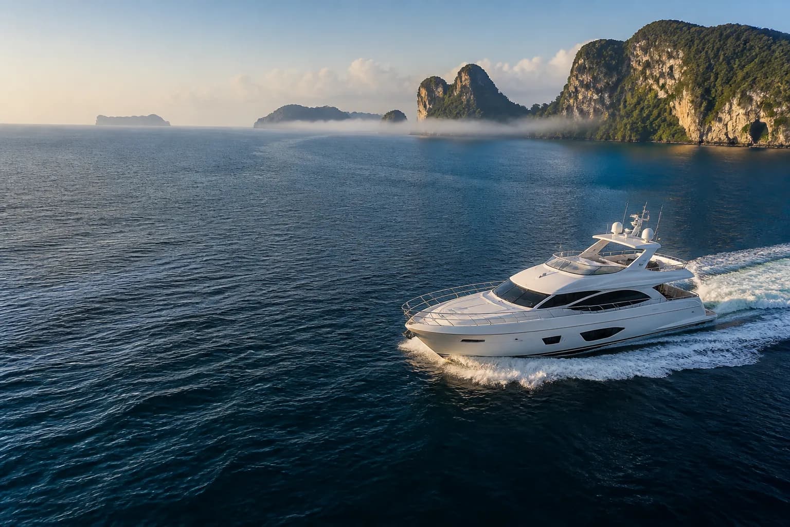 Private yacht charter di perairan tropis Indonesia